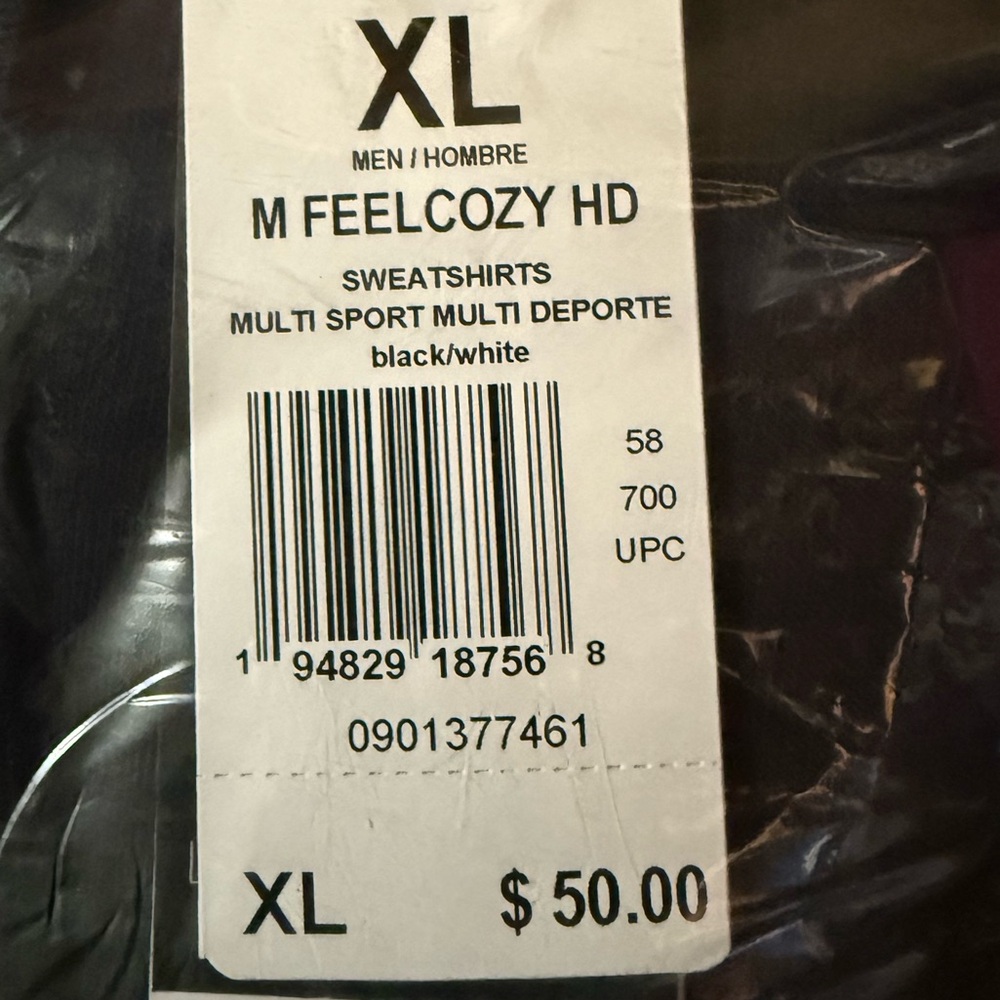 Adidas Men's Black Pullover Hoodie - Picture 5 of 5
